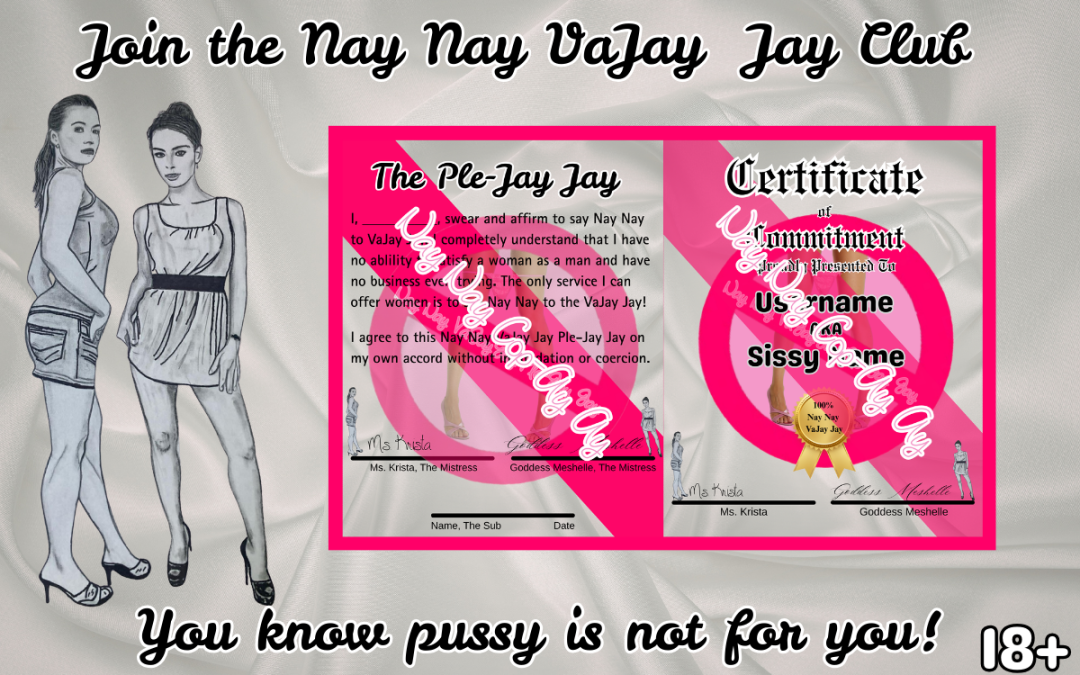 MyFemdomChastityTeamUpWithMsKrista GoddessMeshelle 18006016975